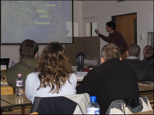 Lovászi Péter a prezentat programele ornitologice de monitoring în judeţul Csongrád. 